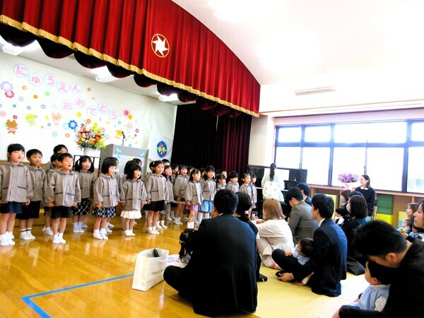 主な年間行事ー春入園式