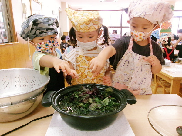 3歳以上児 クッキング