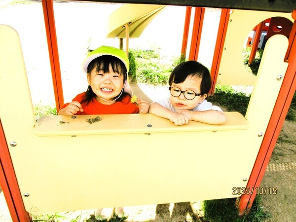 3歳未満児 戸外遊び