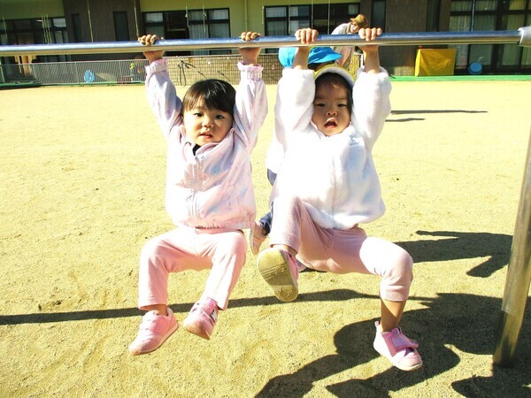 3歳未満児 戸外あそび