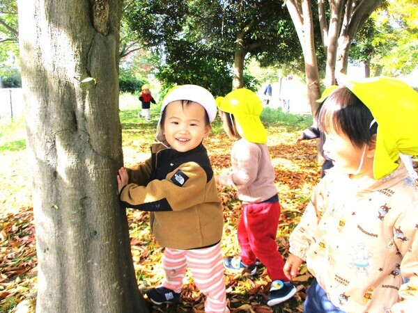 3歳未満児 戸外あそび