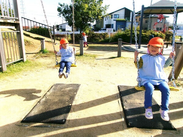 3歳未満児 戸外あそび