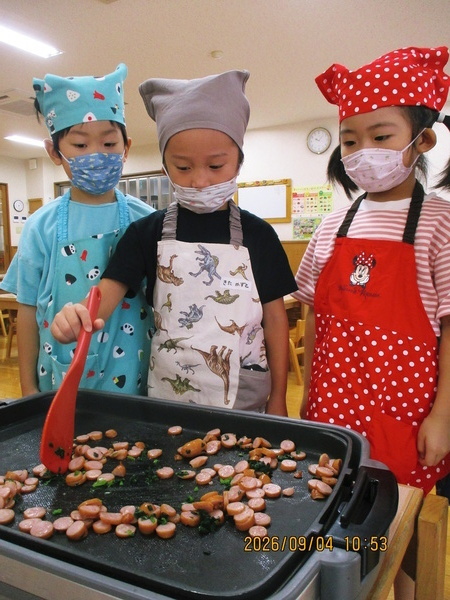 3歳以上児~クッキング~